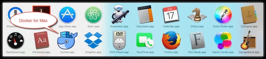 Pantalla de Aplicaciones en Mac