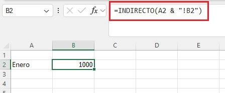 ejemplo función indirecto