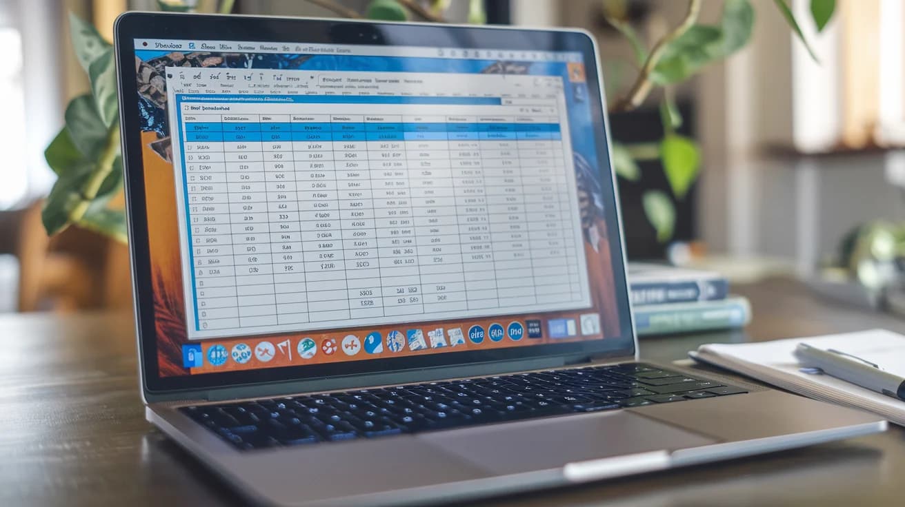 hoja de cálculo de excel con función contar