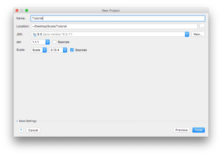 Configuración del proyecto en Scala